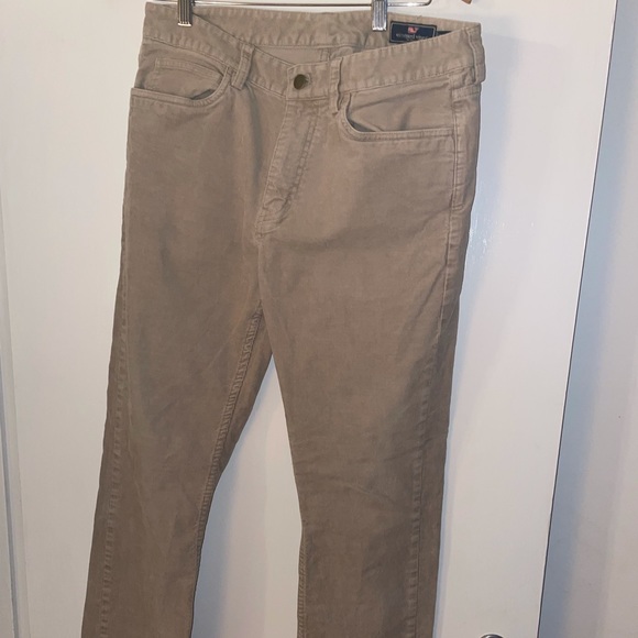 32x32 Vineyard Vines corduroy pants khaki color - Picture 5 of 5